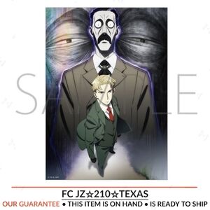 Spy x Family Mission 25: First Contact Main Visual Fabric Poster Size, NEW